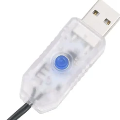 vidaXL - Led-slinger - Blue and dark green - 13 m