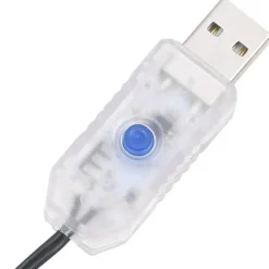vidaXL - Led-slinger - Warm white and dark green - 13 m