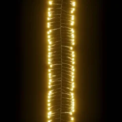 vidaXL - Led-slinger - Warmwit en donkergroen