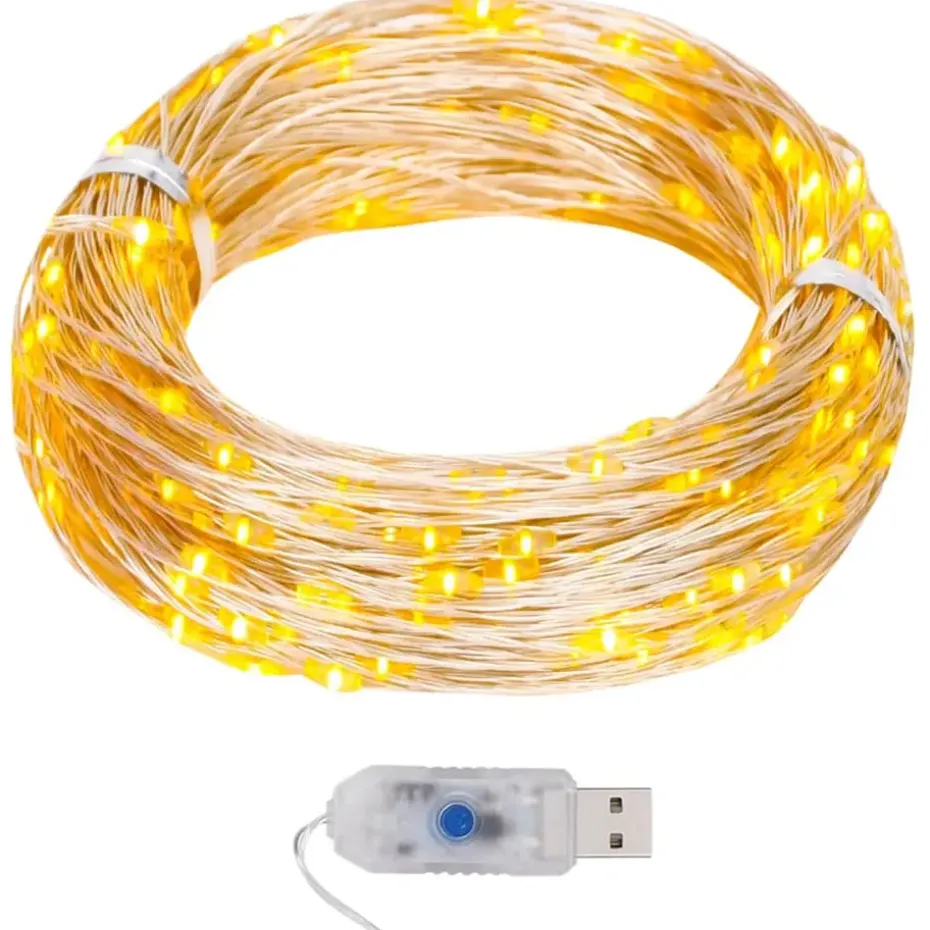 vidaXL - Lichtsnoer - Warm white - 40 m