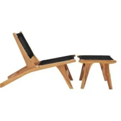 vidaXL - Ligbed - Bruin - Hout