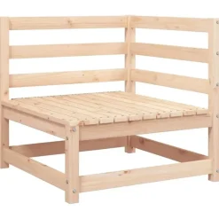 vidaXL - Loungeset - Antraciet - Grenenhout