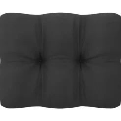 vidaXL - Loungeset - Antraciet - Grenenhout - 3 stuks - Met kussens