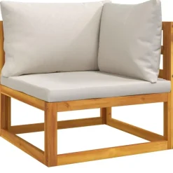 vidaXL - Loungeset - Bruin - Acaciahout