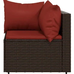 vidaXL - Loungeset - Bruin - Poly rattan