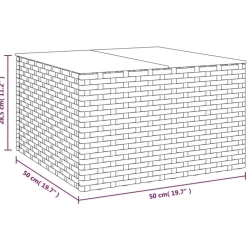 vidaXL - Loungeset - Grijs - Poly rattan - 2 stuks -Met kussens