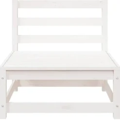 vidaXL - Loungeset - Wit - Grenenhout