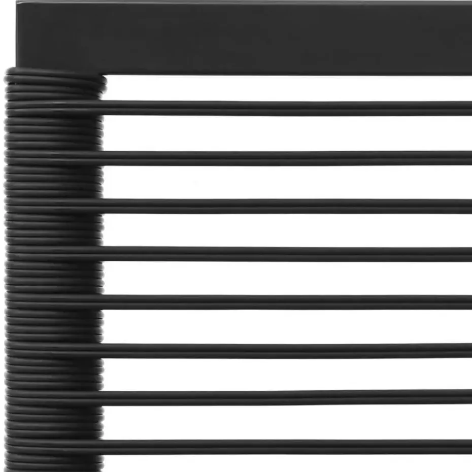 vidaXL - Loungeset - Zwart - Poly rattan