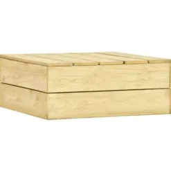 vidaXL - Loungeset Voor De Tuin - Bruin - Geïmpregneerd grenenhout