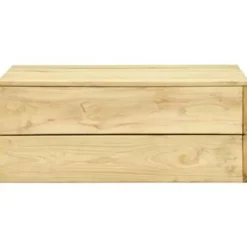 vidaXL - Loungeset Voor De Tuin - Bruin - Geïmpregneerd grenenhout