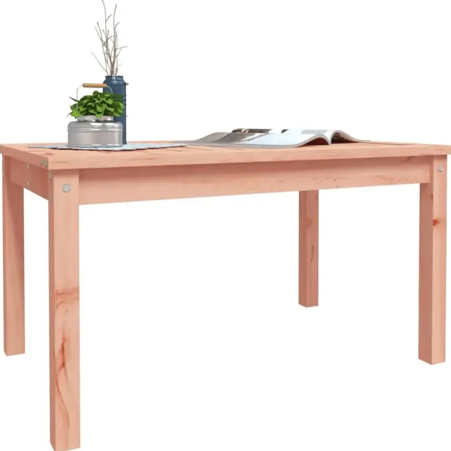vidaXL - Loungetafel - Naturel - Massief douglashout - 82,5x50.5x45 cm