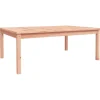 vidaXL - Loungetafel - Naturel - Massief douglashout - 121x82,5x45 cm