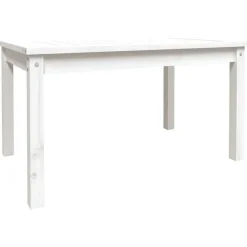 vidaXL - Loungetafel - Wit - Massief grenenhout - 82,5x50,5x45 cm
