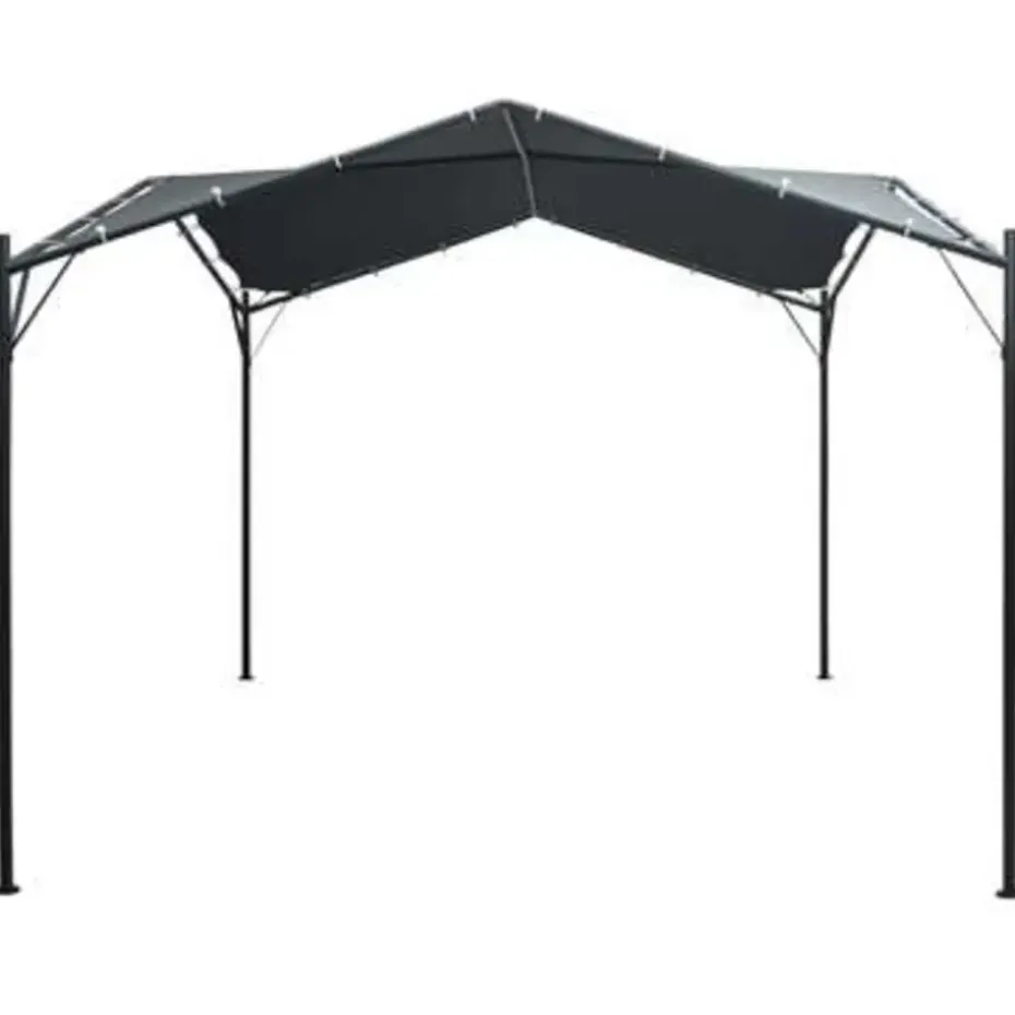 vidaXL - Luifel - Antraciet - Stof - 3 x 3 m