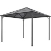 vidaXL - Luifel - Zwart - Stof - 3 x 3 m