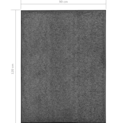 vidaXL - Mat - Antraciet - Stof - 90 x 120 cm
