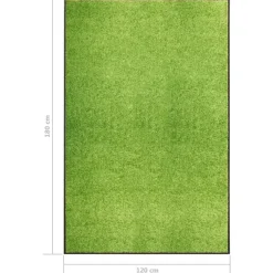 vidaXL - Mat - Groen - Stof - 120 x 180 cm
