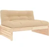 vidaXL - Middenbank - Bruin - Grenenhout - 120x80 cm
