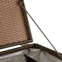 vidaXL - Opbergcontainer Voor Buiten - Bruin - Poly rattan