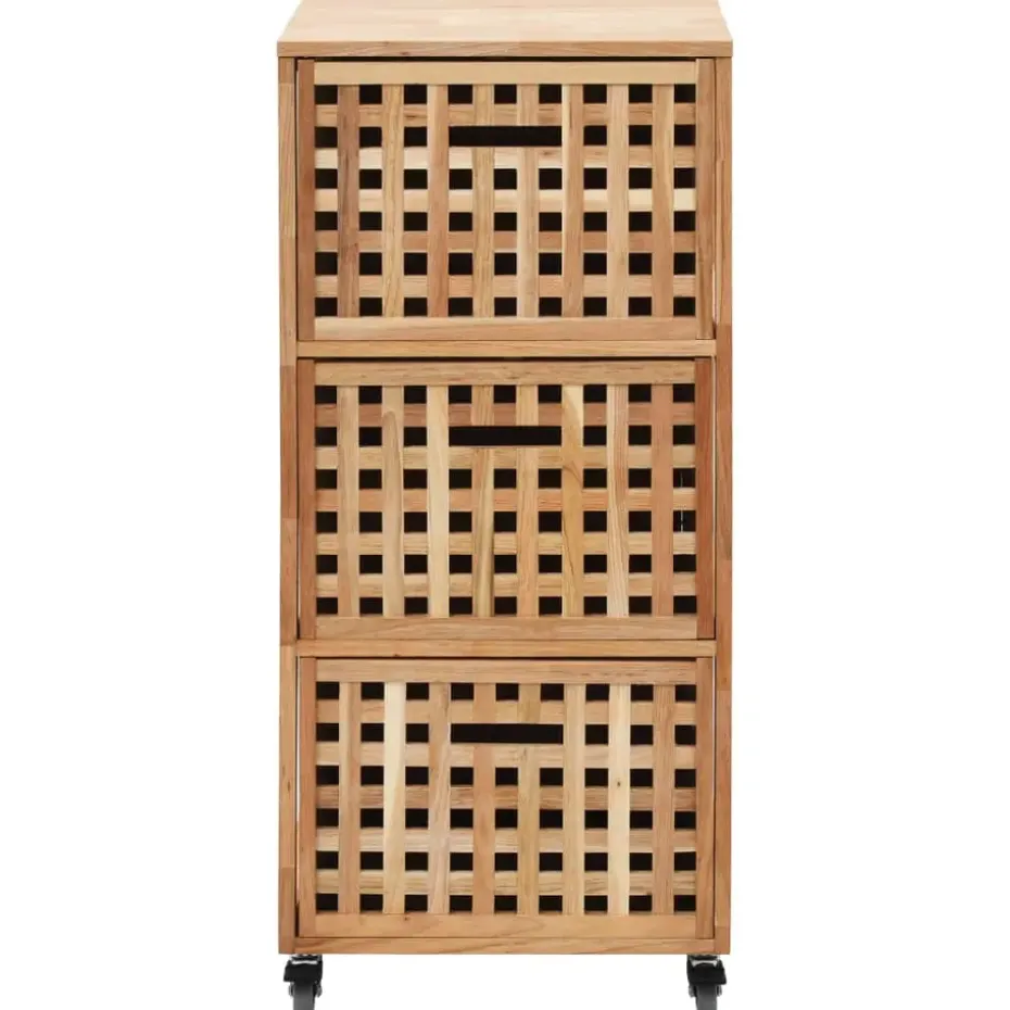 vidaXL - Opbergkastje - Bruin - Hout