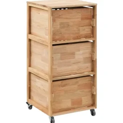 vidaXL - Opbergkastje - Bruin - Hout