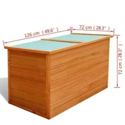 vidaXL - Opbergkist - Bruin - Hout