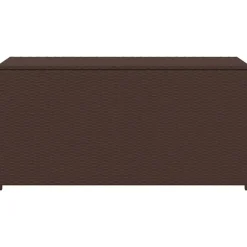 vidaXL - Opbergkist - Bruin - Poly rattan