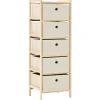 vidaXL - Opbergmeubel - Beige - Hout