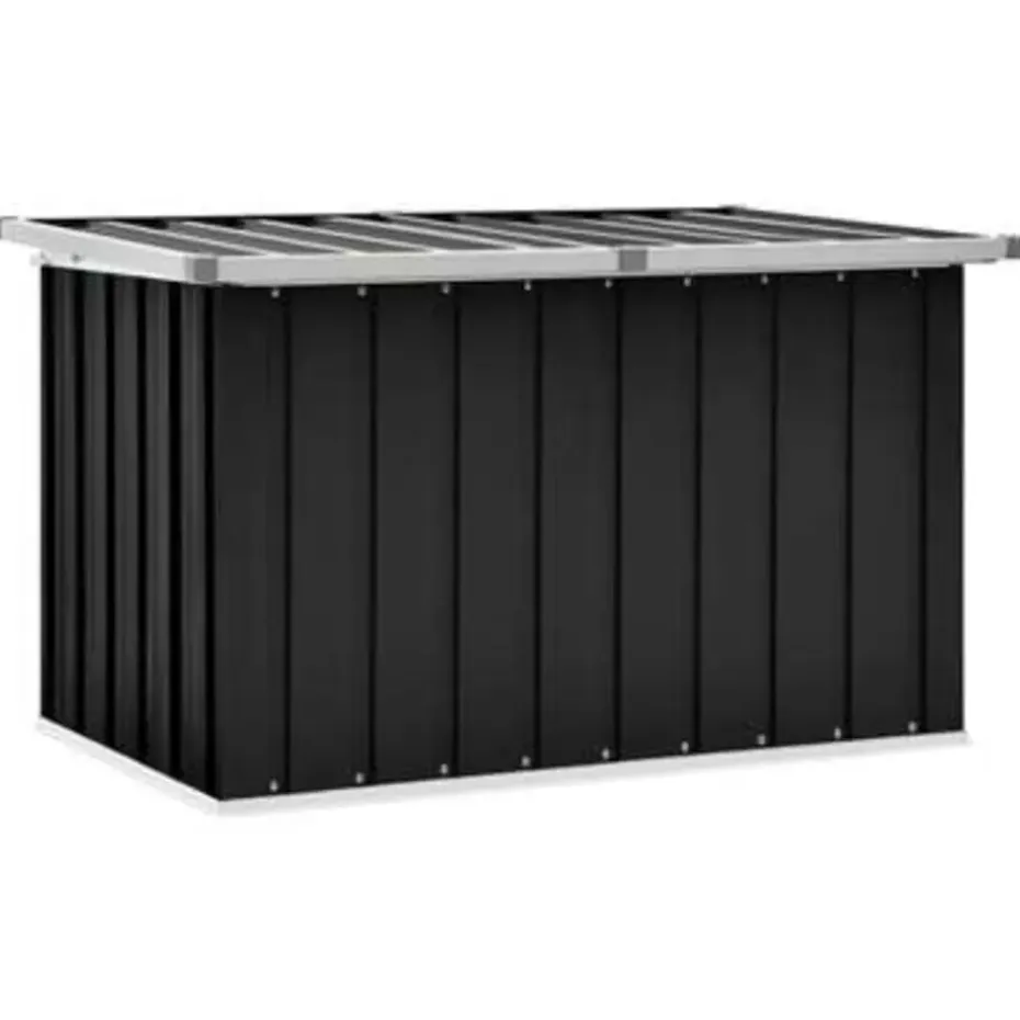 vidaXL - Opslagkist - Antraciet - Staal - 109 x 67 x 65 cm