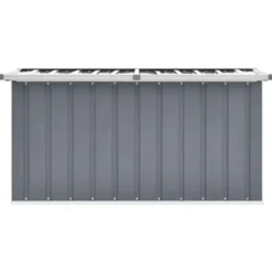 vidaXL - Opslagkist - Grijs - Staal - 129 x 67 x 65 cm