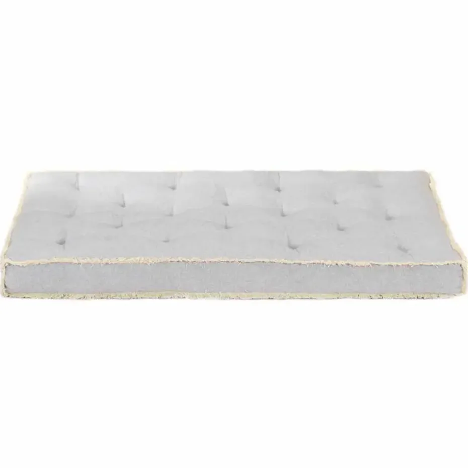 vidaXL - Pallet Bankkussen - Grijs - Katoen