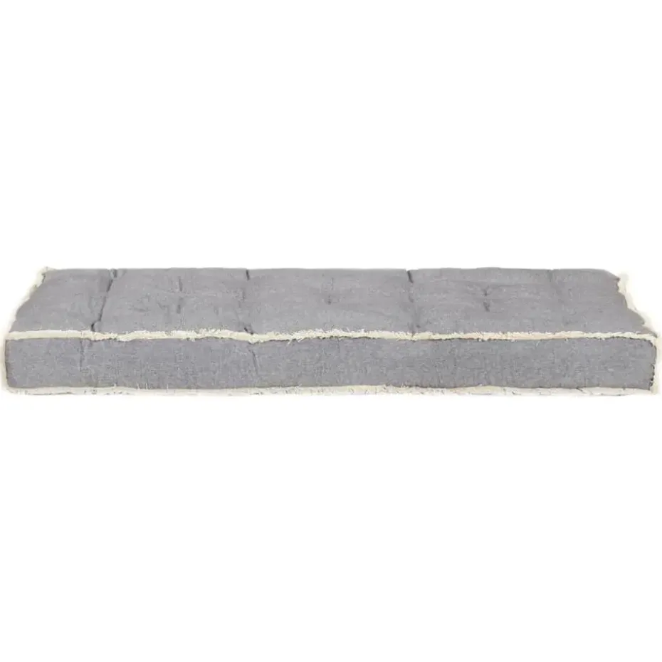 vidaXL - Pallet Bankkussen - Antraciet - Katoen