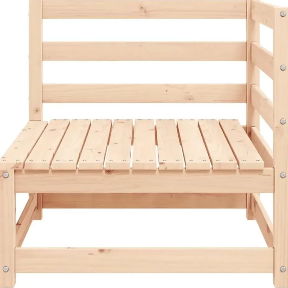 vidaXL - Palletbank - Antraciet - Grenenhout