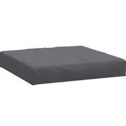 vidaXL - Palletkussen - Antraciet - Stof