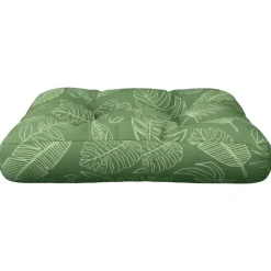 vidaXL - Palletkussen - Groen - Stof - 60 x 60 x 12 cm