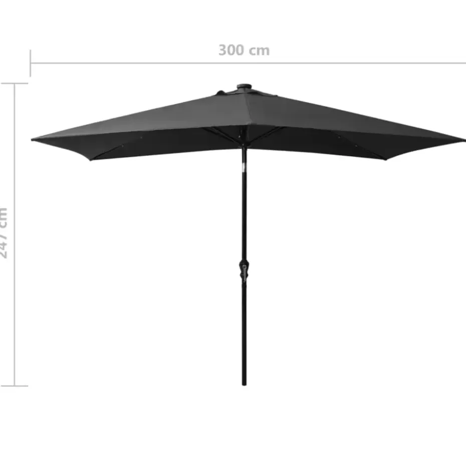 vidaXL - Parasol - Antraciet