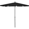 vidaXL - Parasol - Zwart