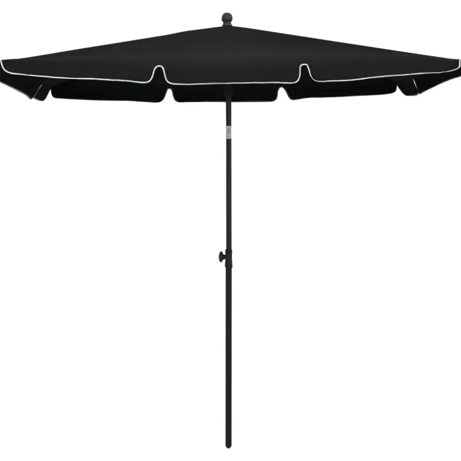 vidaXL - Parasol - Zwart