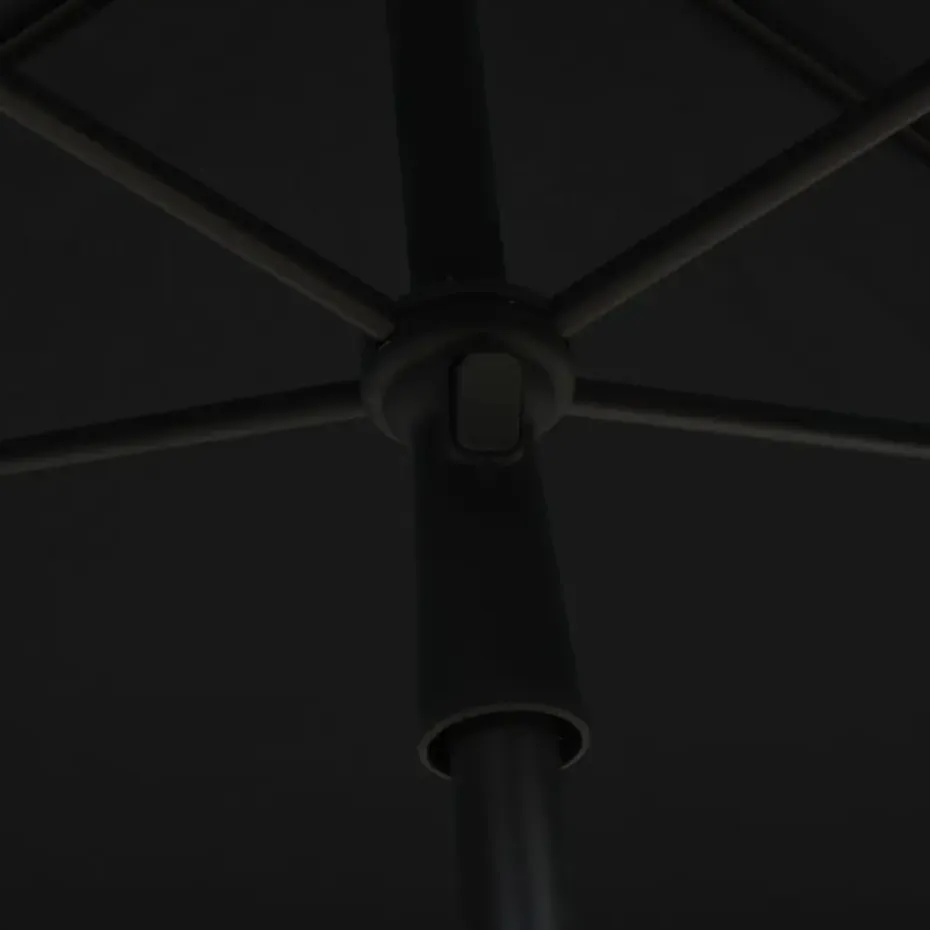 vidaXL - Parasol - Zwart