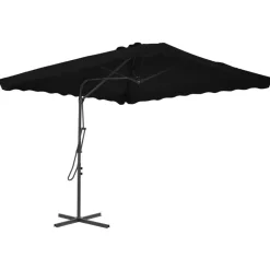 vidaXL - Parasol - Zwart
