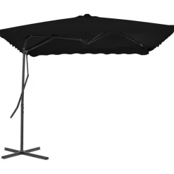vidaXL - Parasol - Zwart