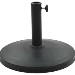 vidaXL - Parasolvoet - Zwart - Polyresin