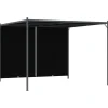vidaXL - Pergola - Antraciet - Staal