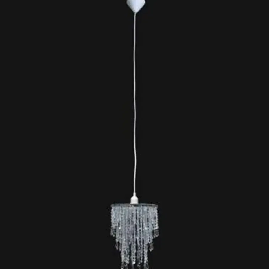 vidaXL - Plafondlamp - Transparent - Staal - 22.5 x 30.5 cm