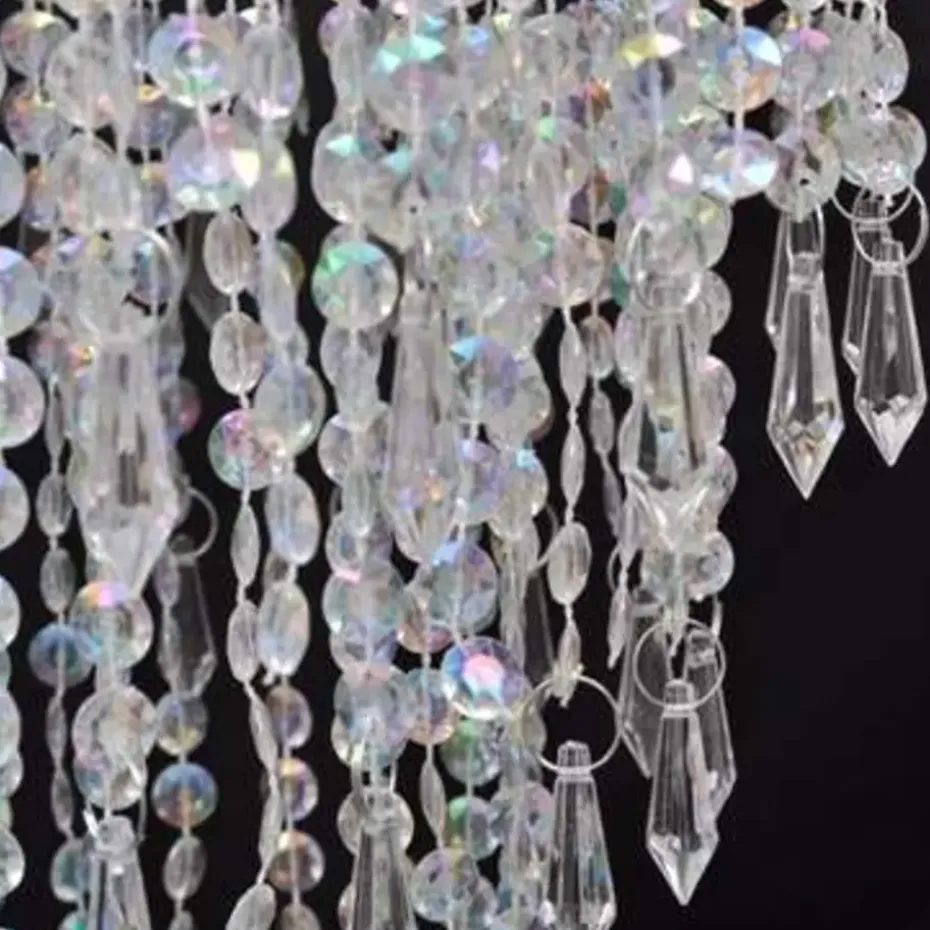 vidaXL - Plafondlamp - Transparent - Staal - 22.5 x 30.5 cm