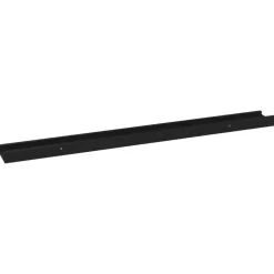 vidaXL - Plank - Zwart - MDF - 80 x 9 x 3 cm - 4 stuks