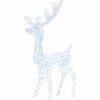 vidaXL - Rendier Kerstdecoratie - Koudwit - 70 x 41 x 120 cm