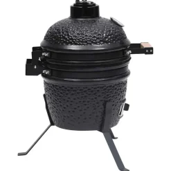 vidaXL - Rokersbarbecue - Zwart - Keramiek