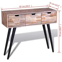vidaXL - Salontafel - Bruin - Hout