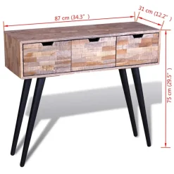 vidaXL - Salontafel - Bruin - Hout